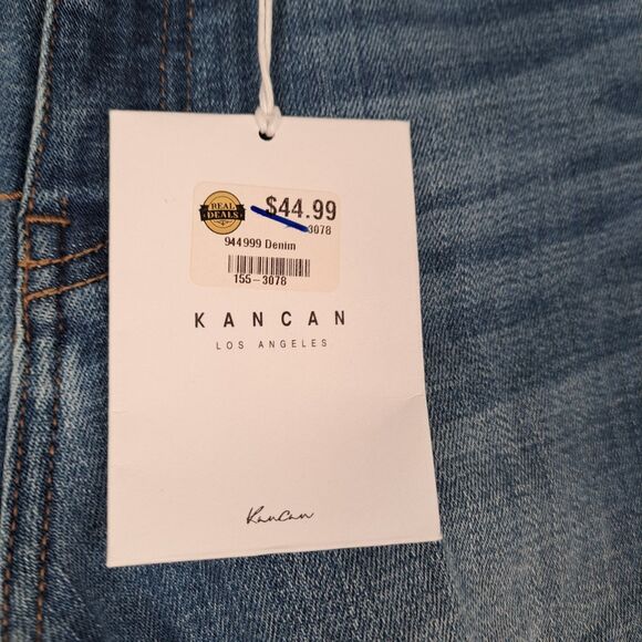 Kancan High Rise Ankle Skinny Distressed Medium Wash Jeans Size 1/24 25W - Picture 8 of 16